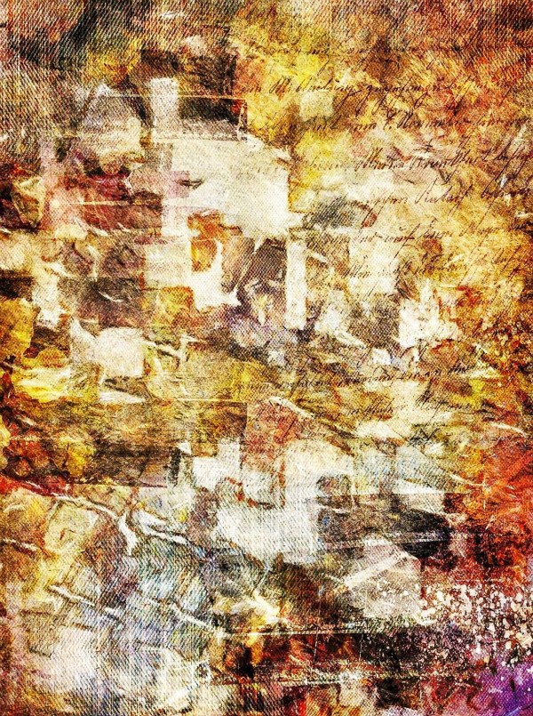 Digitised abstract picture leaving absolutely nothing visual to categorise, representing the bliss of nothing